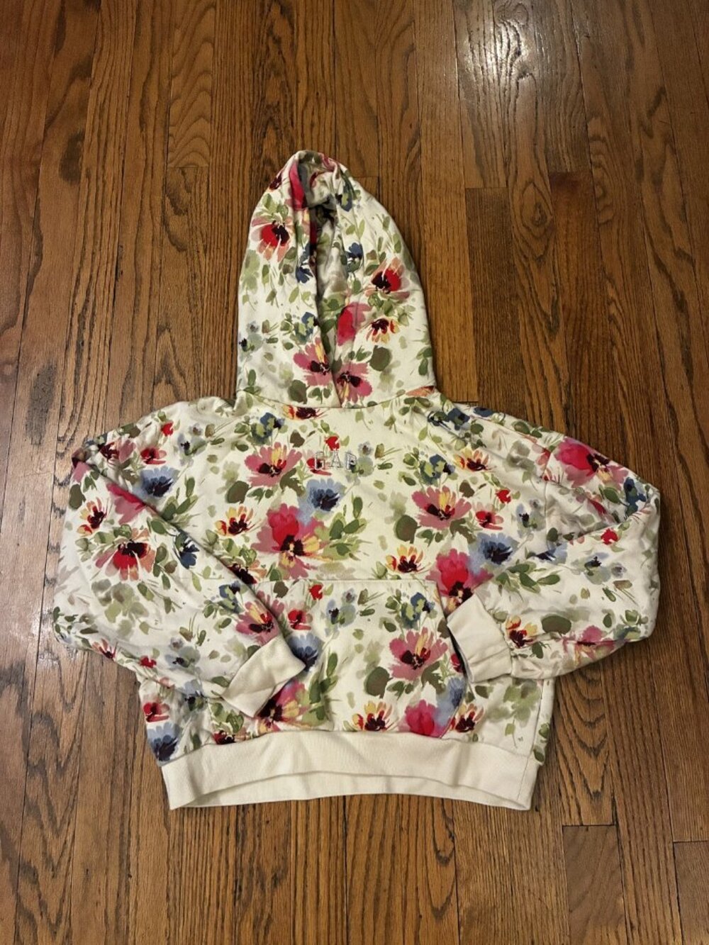 Gap Kids Floral Hoodie Size XXL 14-16